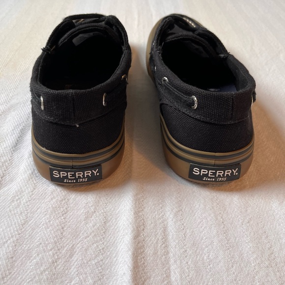 Mens Black Sperry Top Siders - Picture 4 of 4